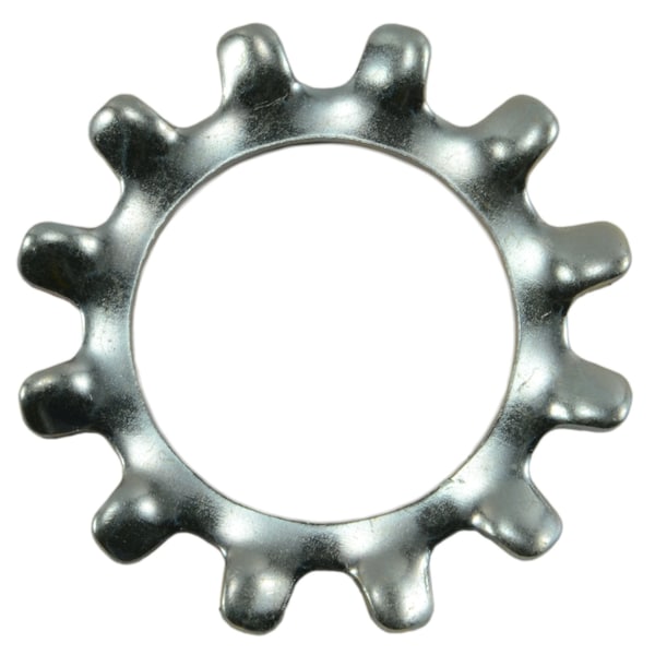 Midwest Fastener External Tooth Lock Washer, For Screw Size 7/16 in Steel, Zinc Plated Finish, 100 PK 03969 - main